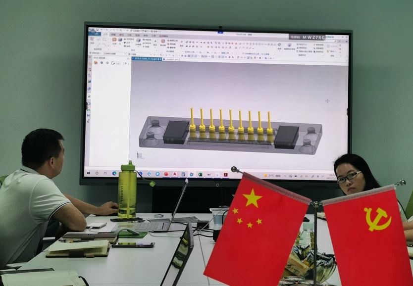 3D Pogo pin connector with cable whole solution 3D Pogo pin connector with cable whole solution