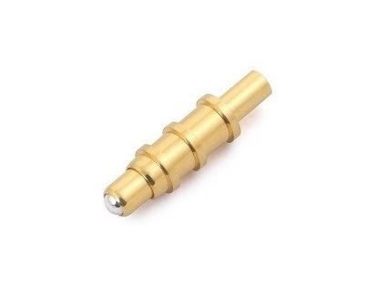 Rutuliniu tašku padengtas auksinis „Pogo“ segtukas