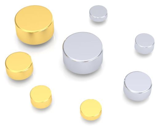 Tvirtas padengtas auksu Pogo Pin