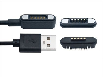 5 kontaktų magnetinė Pogo kaiščio įkrovimo jungtis