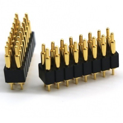 „Pogo Pin“ dvigubos eilės jungtis